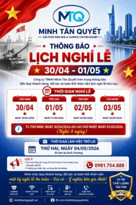 𝐓𝐇𝐎̂𝐍𝐆 𝐁𝐀́𝐎 𝐍𝐆𝐇𝐈̉ 𝐋𝐄̂̃ 𝟑𝟎/𝟎𝟒 – 𝟎𝟏/𝟎𝟓 MINH TÂN QUYẾT
