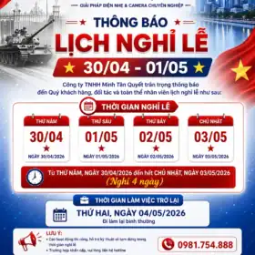 𝐓𝐇𝐎̂𝐍𝐆 𝐁𝐀́𝐎 𝐍𝐆𝐇𝐈̉ 𝐋𝐄̂̃ 𝟑𝟎/𝟎𝟒 – 𝟎𝟏/𝟎𝟓 MINH TÂN QUYẾT