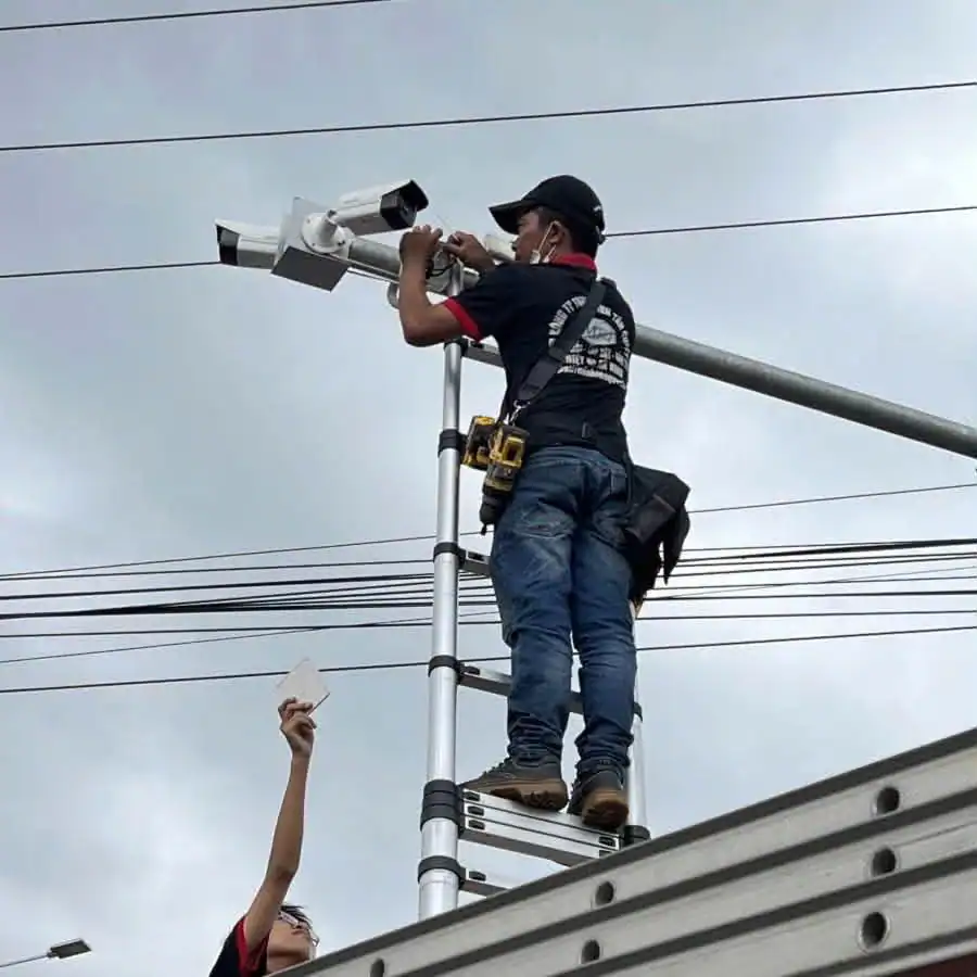 Căn chỉnh camera an ninh đường phố Phú Cường Căn chỉnh góc camera an ninh đường phố Phú Cường
