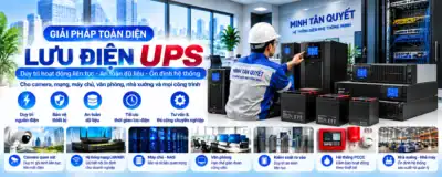 Giải pháp lưu điện UPS chuyên nghiệp Minh Tân Quyết