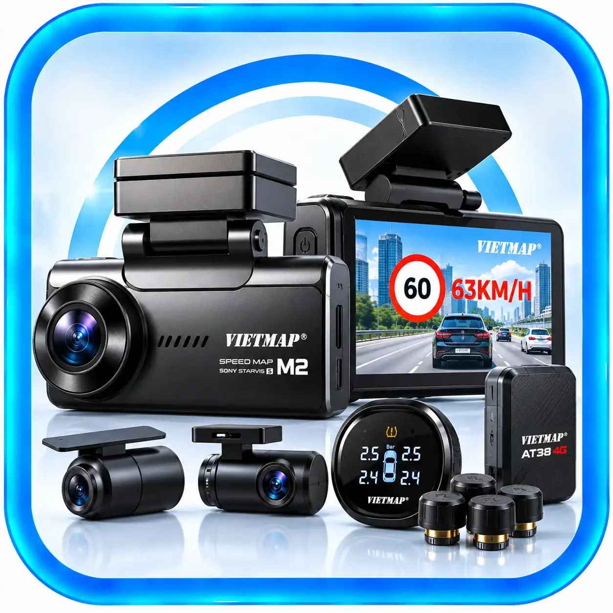 Camera hành trình ô tô và đồ chơi công nghệ Vietmap
