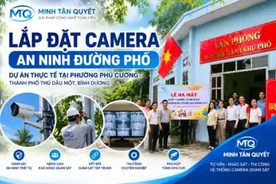 Lắp đặt camera an ninh đường phố tại Phú Cường