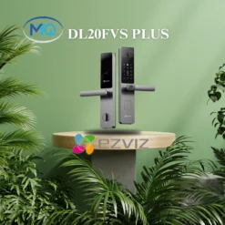 Khóa cửa thông minh EZVIZ CS-DL20FVS Plus màu xám, thiết kế tay gạt và bàn phím cảm ứng
