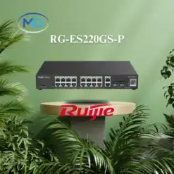 RG-ES220GS-P Thiết bị chuyển mạch PoE Thông minh 20 Cổng Gigabit được Quản lý trên Cloud